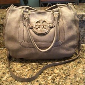 ** BROWN TORY BURCH SHOULDER/TOTE HANDBAG AMANDA EXCELLENT CONDITION ** $100